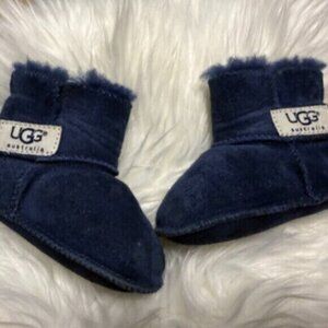 UGG Infant Size Small (US size 2/3) ERIN Blue Booties S/N 5202